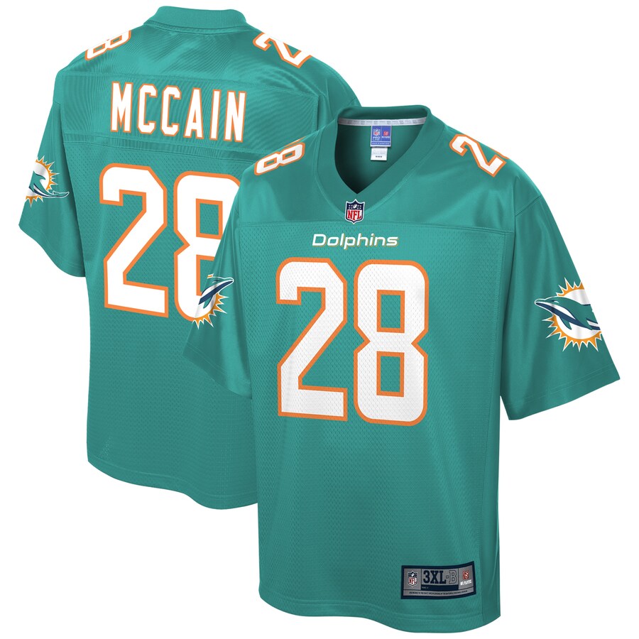 Miami Dolphins Bobby McCain Big Tall NFL jersey front view