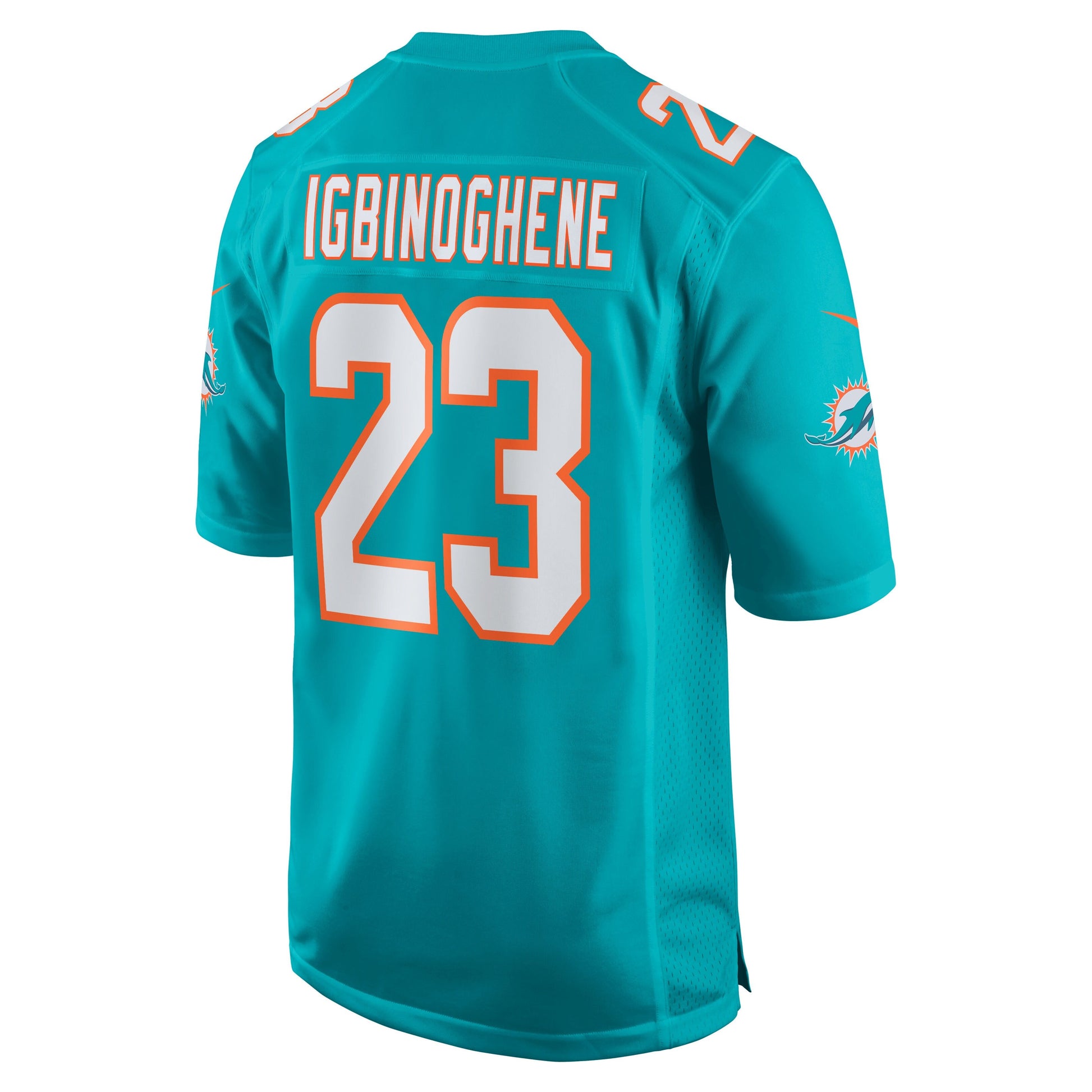 Miami Dolphins Noah Igbinoghene NFL jersey front view
