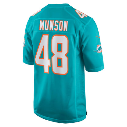 Miami Dolphins Calvin Munson NFL jersey front view