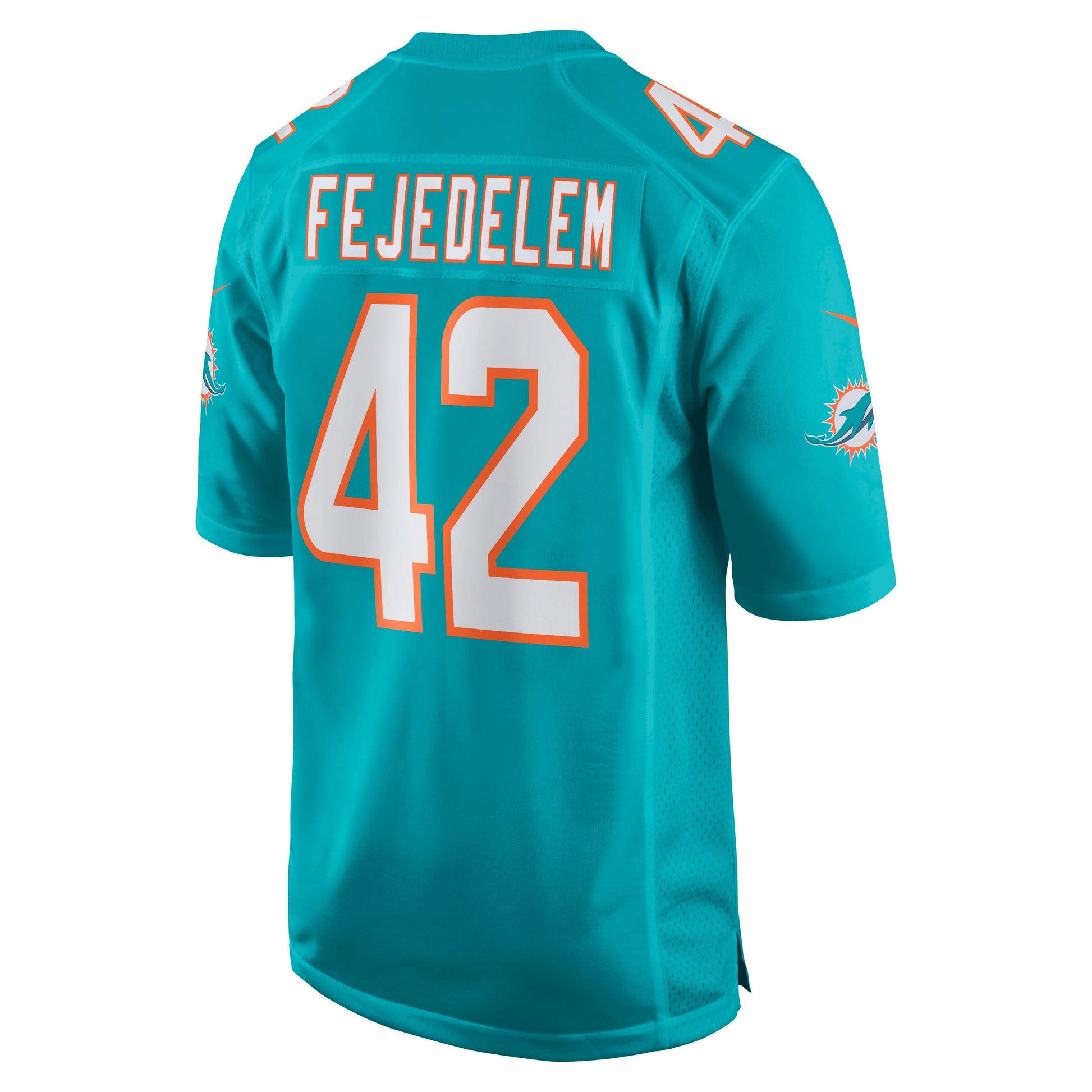 Miami Dolphins Clayton Fejedelem NFL jersey front view