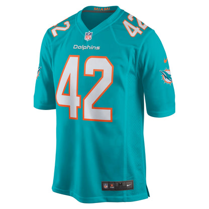 Miami Dolphins Clayton Fejedelem NFL jersey front view