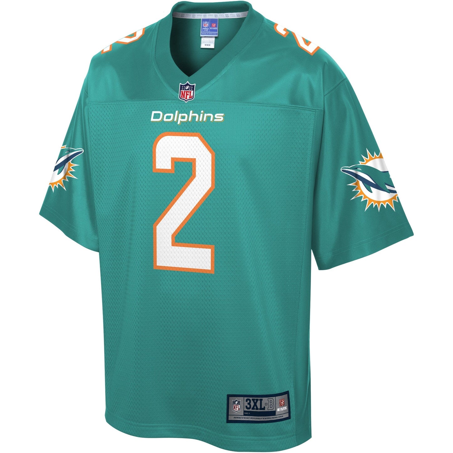 Miami Dolphins Matt Haack Big Tall NFL jersey front view