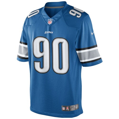 Detroit Lions Ndamukong Suh NFL jersey front view