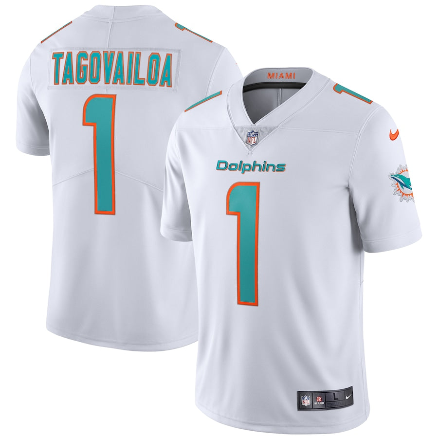 Miami Dolphins Tua Tagovailoa NFL jersey front view