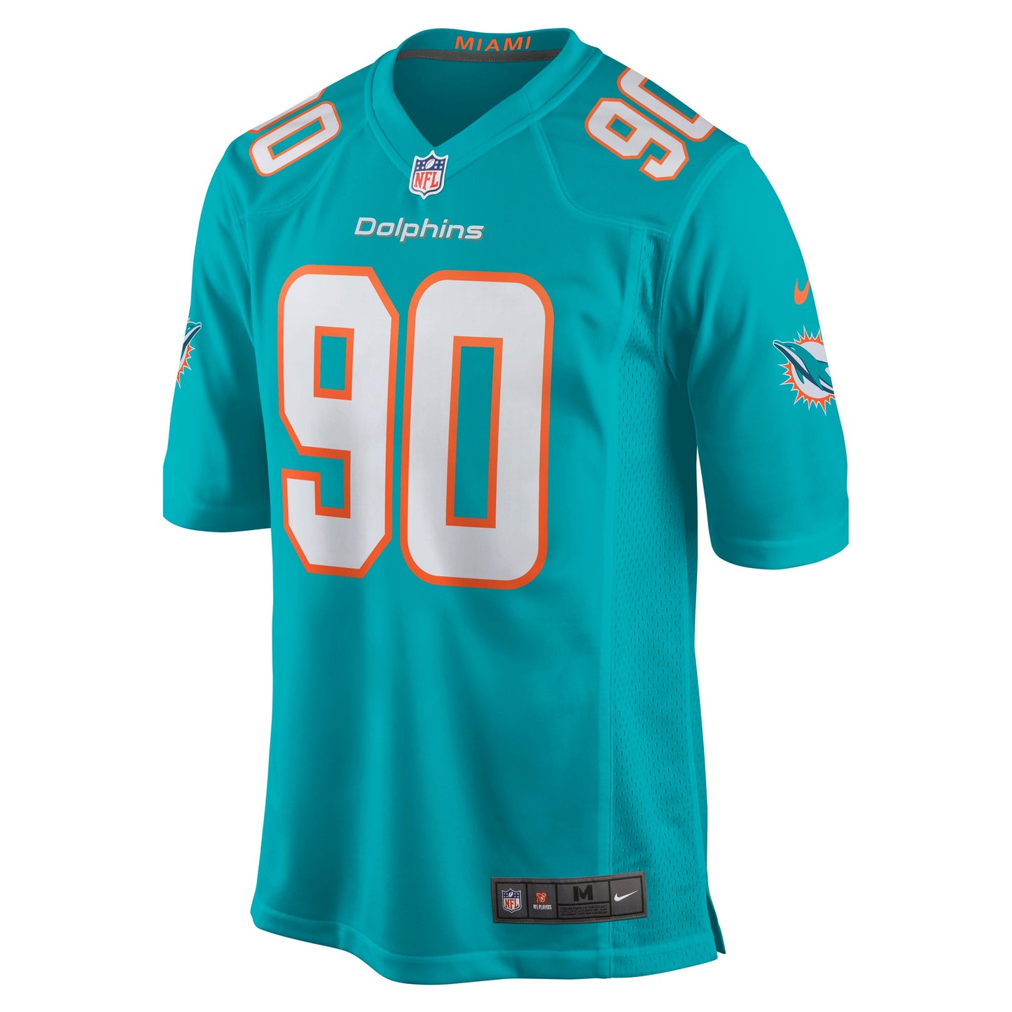 Miami Dolphins Shaq Lawson NFL jersey front view
