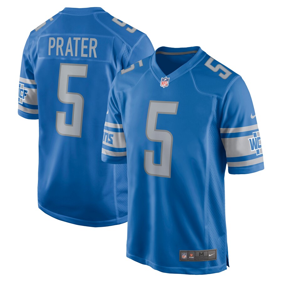 Detroit Lions Matt Prater NFL jersey front view