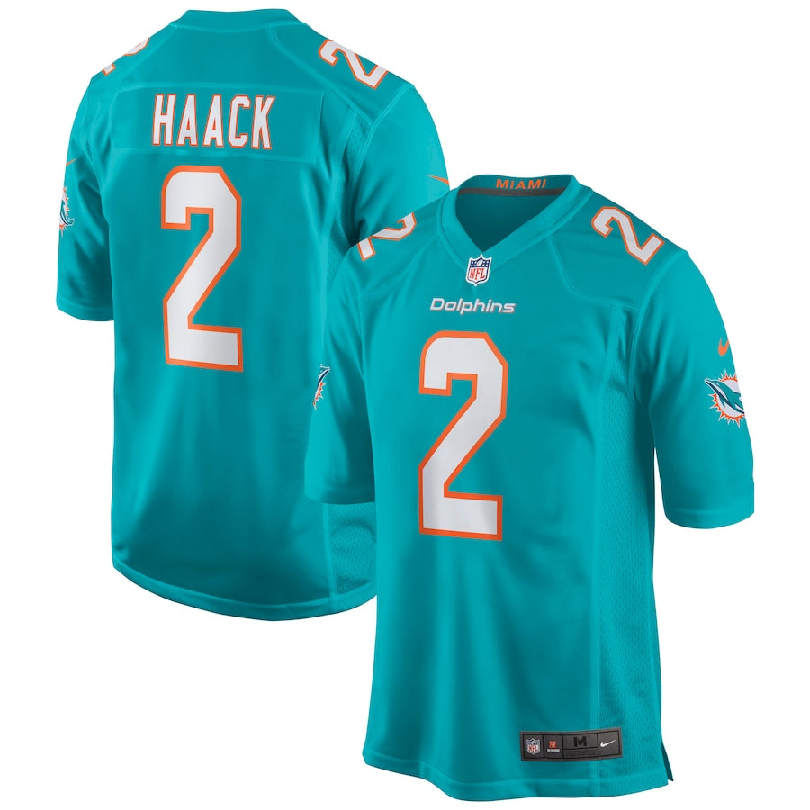 Miami Dolphins Matt Haack NFL jersey front view