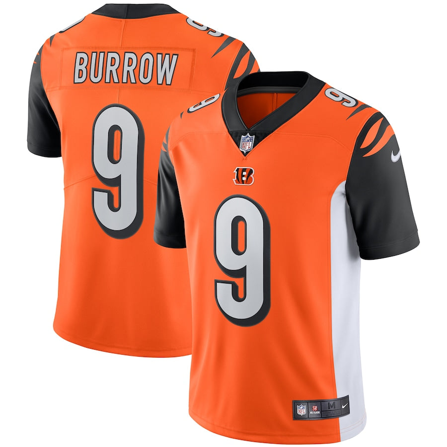 Cincinnati Bengals Joe Burrow NFL jersey front view