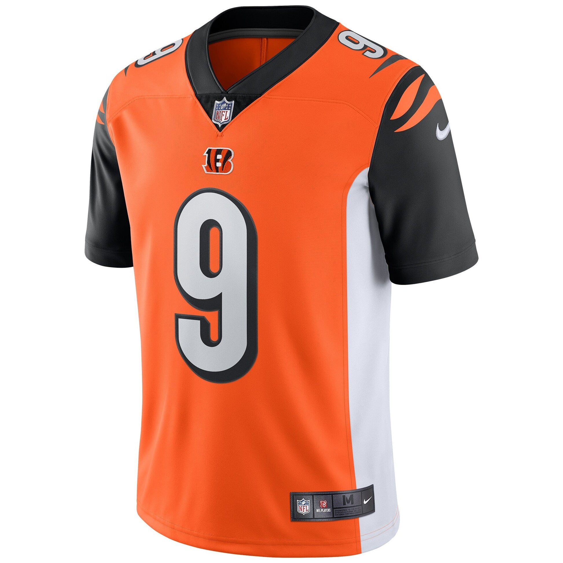 Cincinnati Bengals Joe Burrow NFL jersey front view