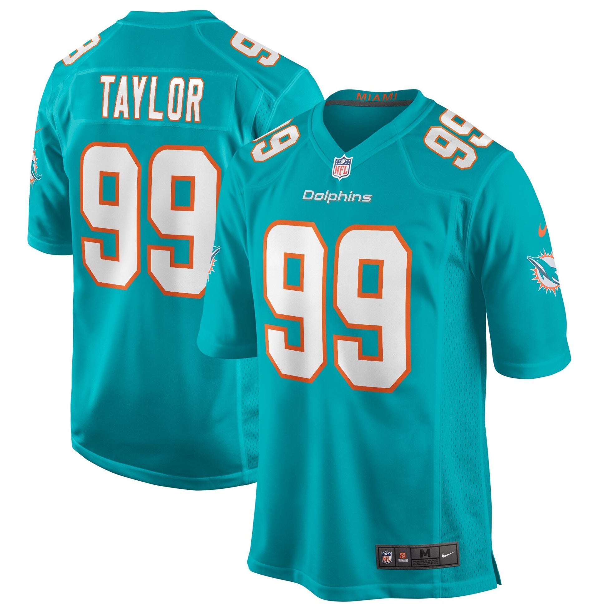 Miami Dolphins Jason Taylor NFL jersey front view
