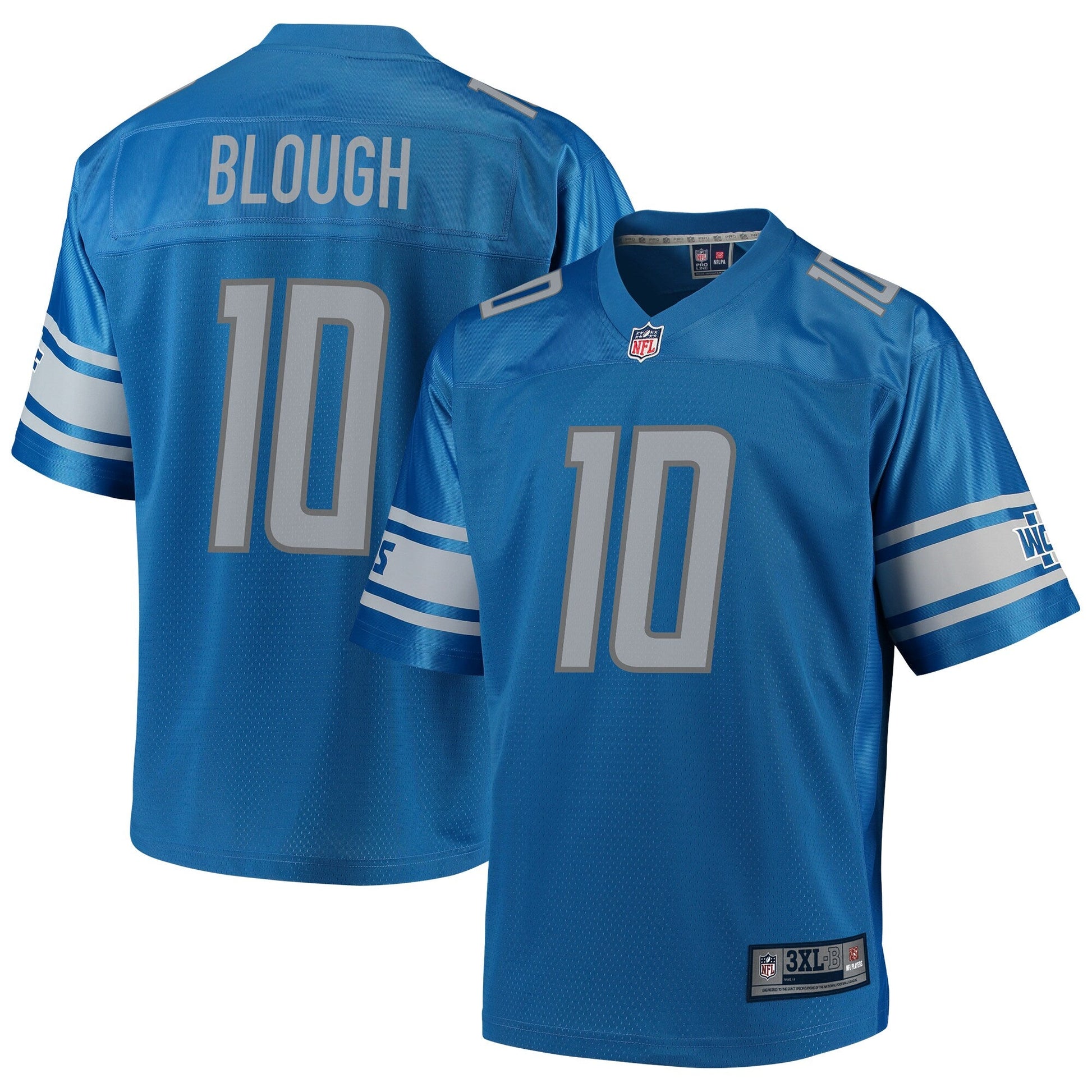 Detroit Lions David Blough Big Tall NFL jersey front view