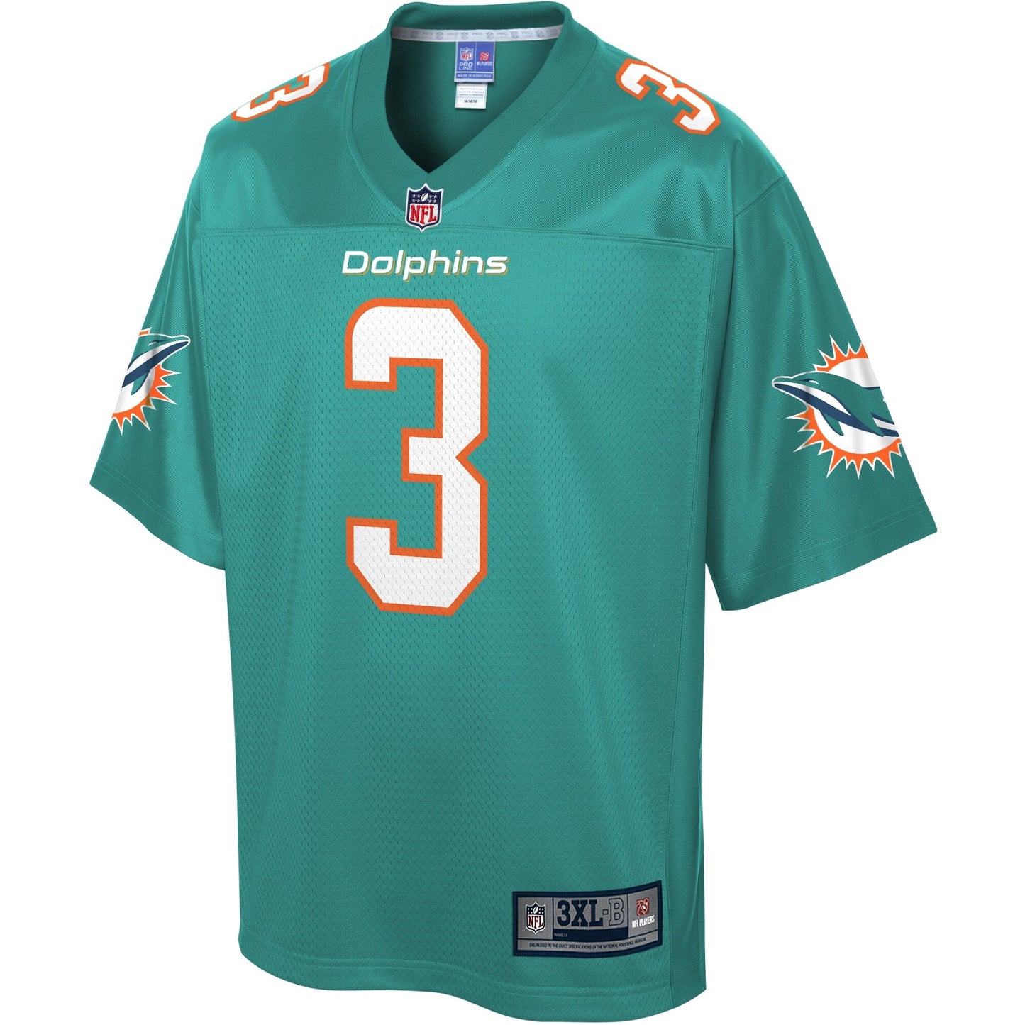 Miami Dolphins Josh Rosen Big Tall NFL jersey front view