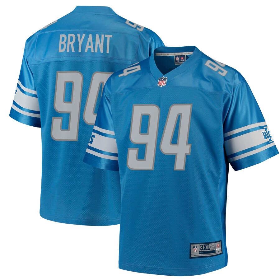 Detroit Lions Austin Bryant Big Tall NFL jersey front view
