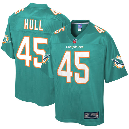 Miami Dolphins Mike Hull Big Tall NFL jersey front view