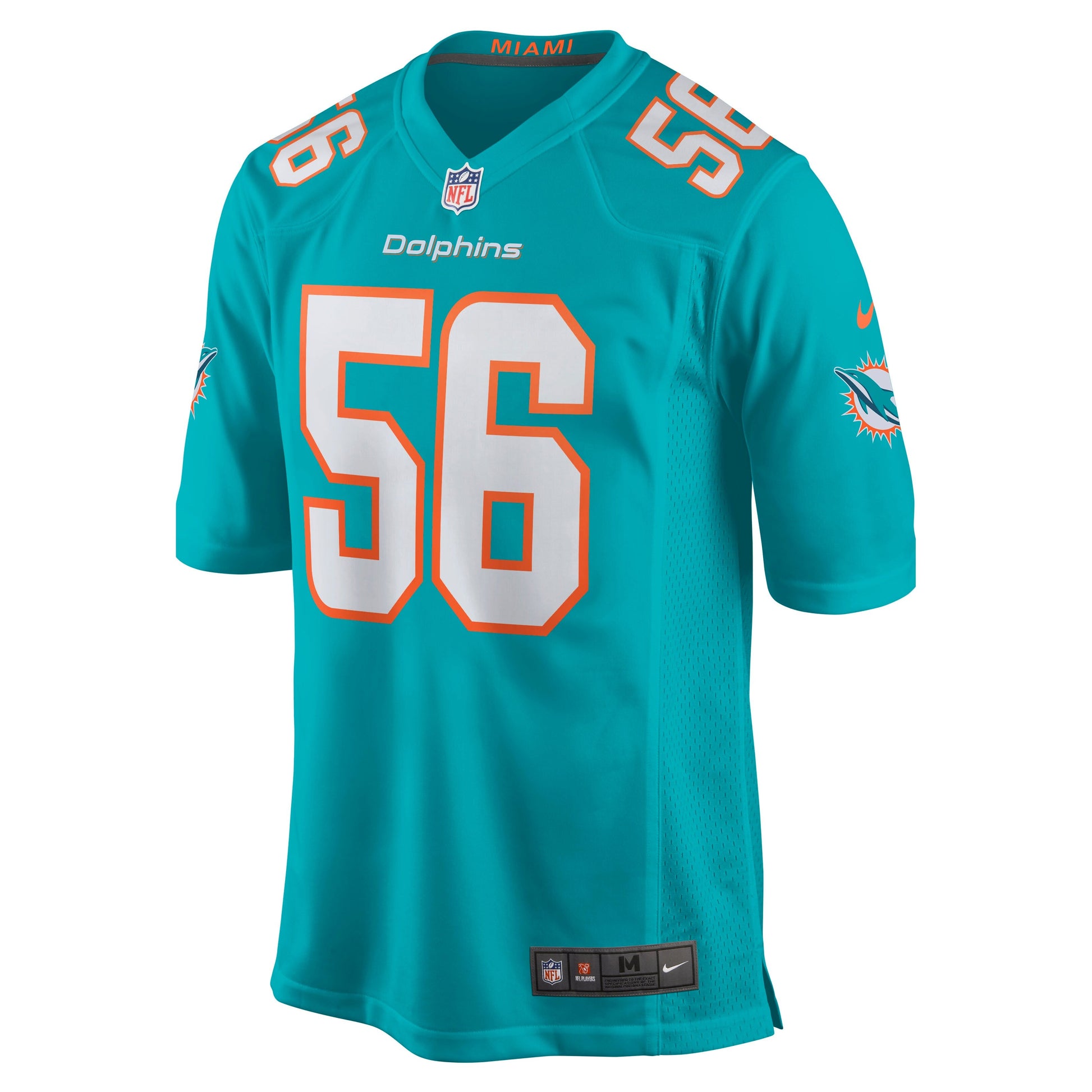 Miami Dolphins Davon Godchaux NFL jersey front view