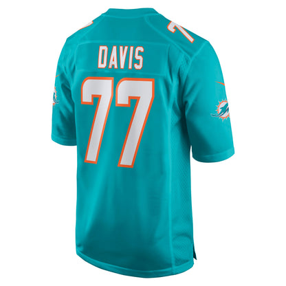 Miami Dolphins Jesse Davis NFL jersey front view