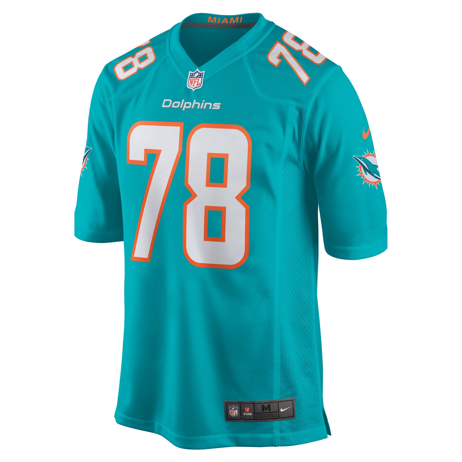 Miami Dolphins Adam Pankey NFL jersey front view