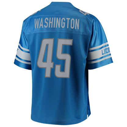 Detroit Lions Charles Washington Big Tall NFL jersey front view