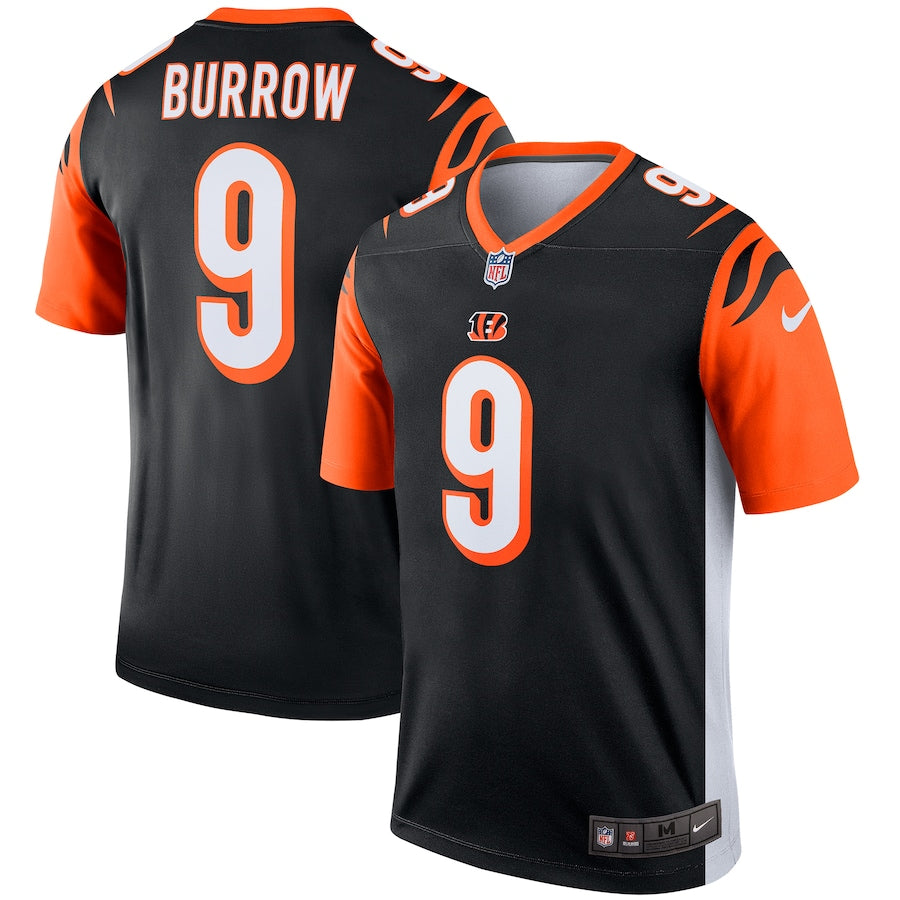 Cincinnati Bengals Joe Burrow Legend NFL jersey front view