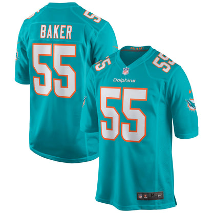 Miami Dolphins Jerome Baker NFL jersey front view