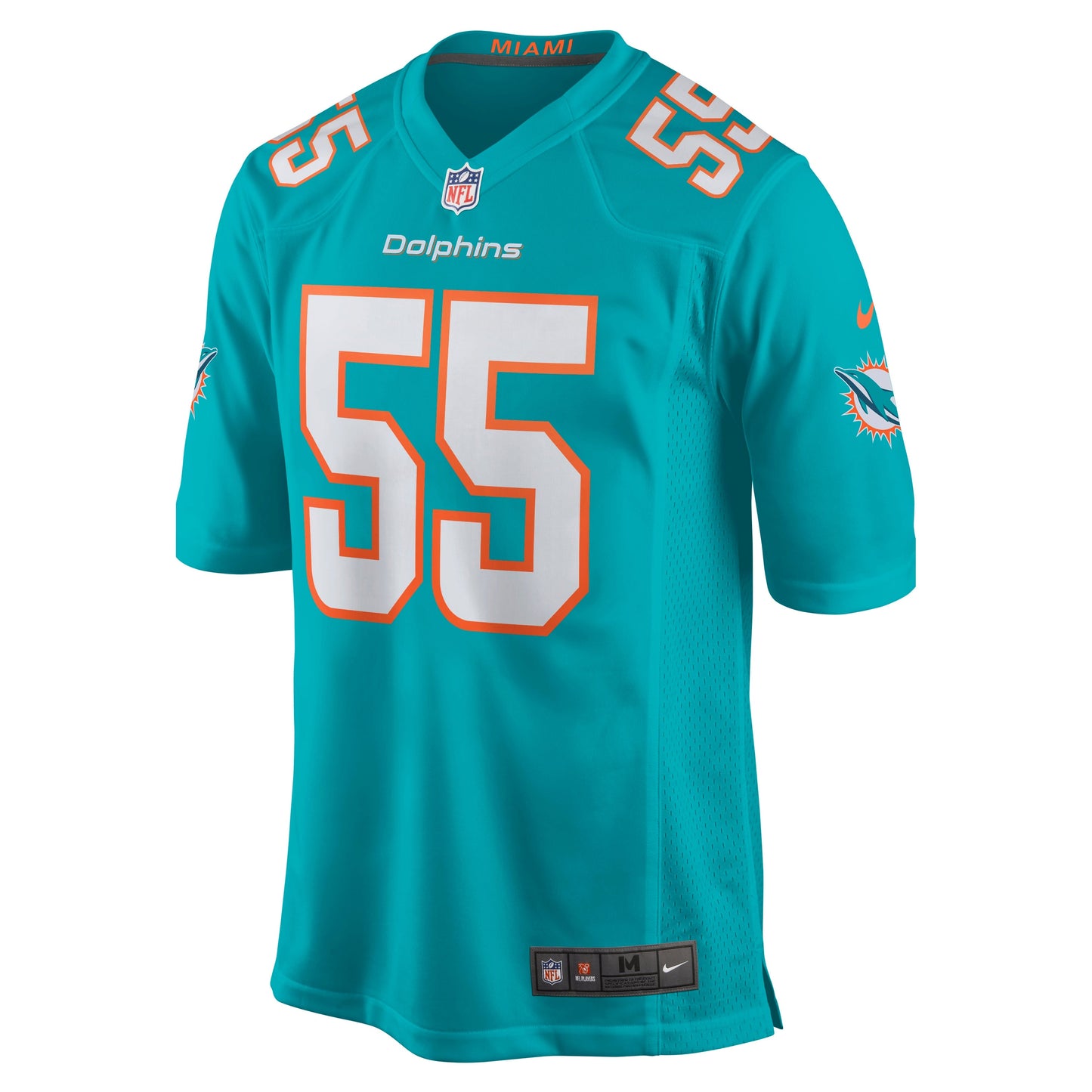Miami Dolphins Jerome Baker NFL jersey front view