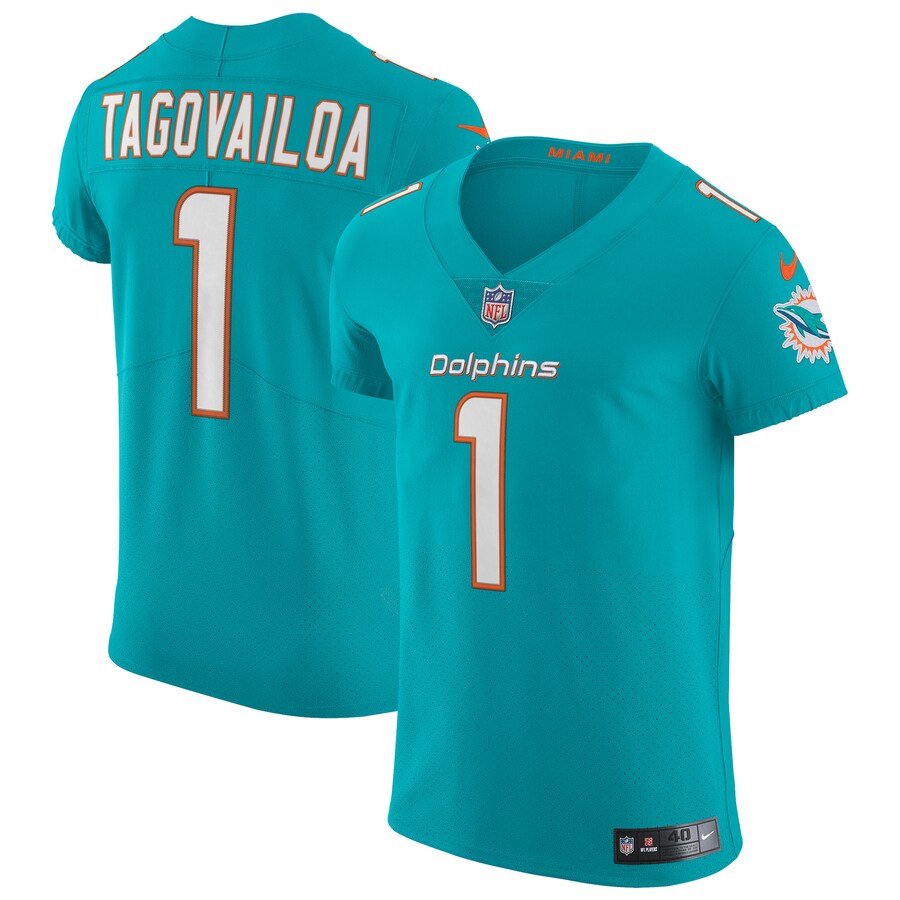 Miami Dolphins Tua Tagovailoa NFL jersey front view