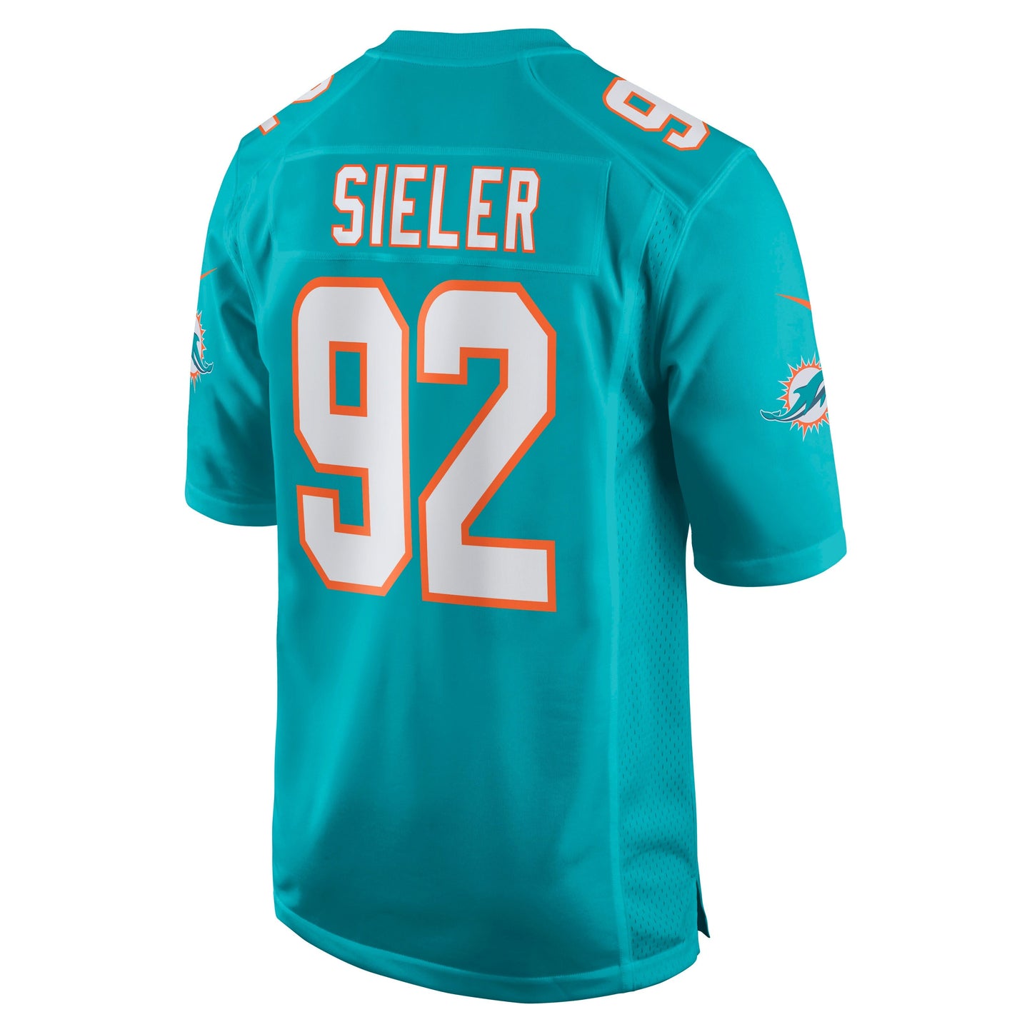 Miami Dolphins Zach Sieler NFL jersey front view