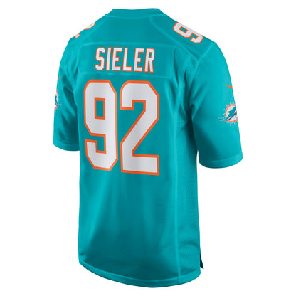 Miami Dolphins Zach Sieler NFL jersey front view