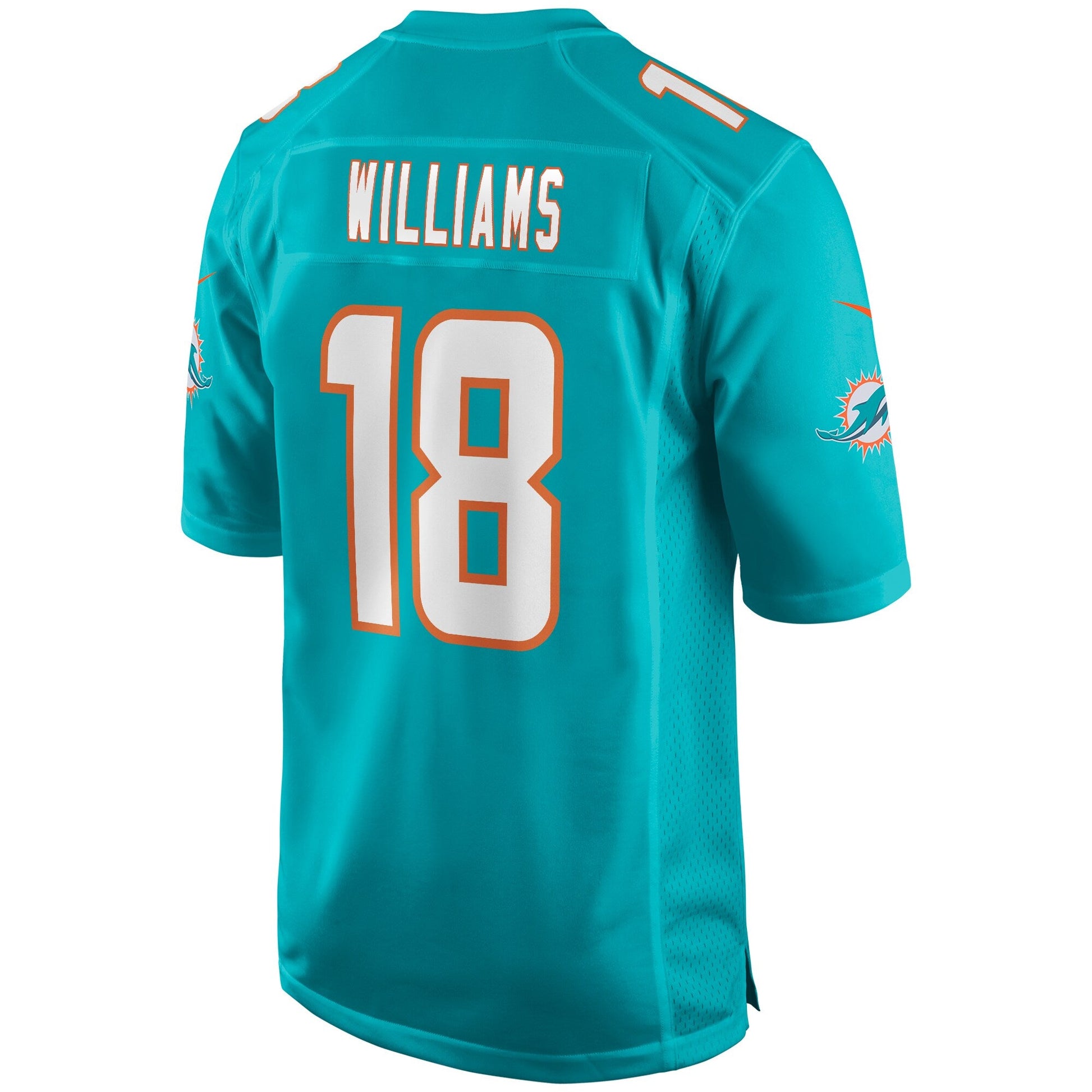 Miami Dolphins Preston Williams NFL jersey front view