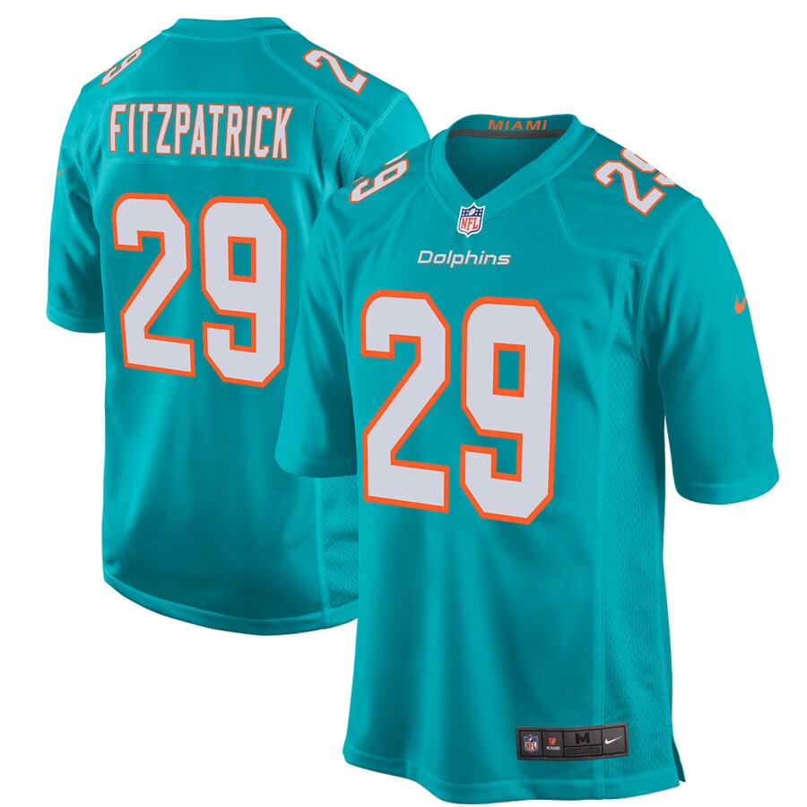 Miami Dolphins Minkah Fitzpatrick NFL jersey front view
