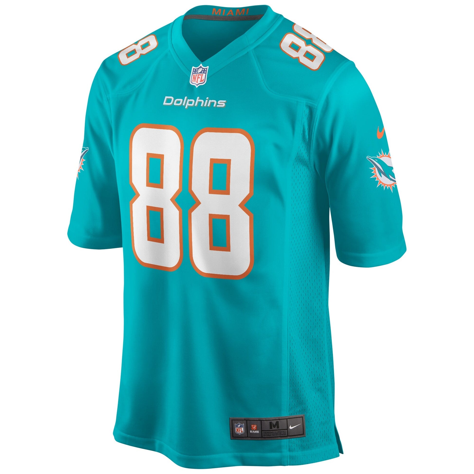 Miami Dolphins Mike Gesicki NFL jersey front view