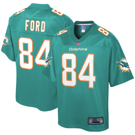 Miami Dolphins Isaiah Ford Big Tall NFL jersey front view