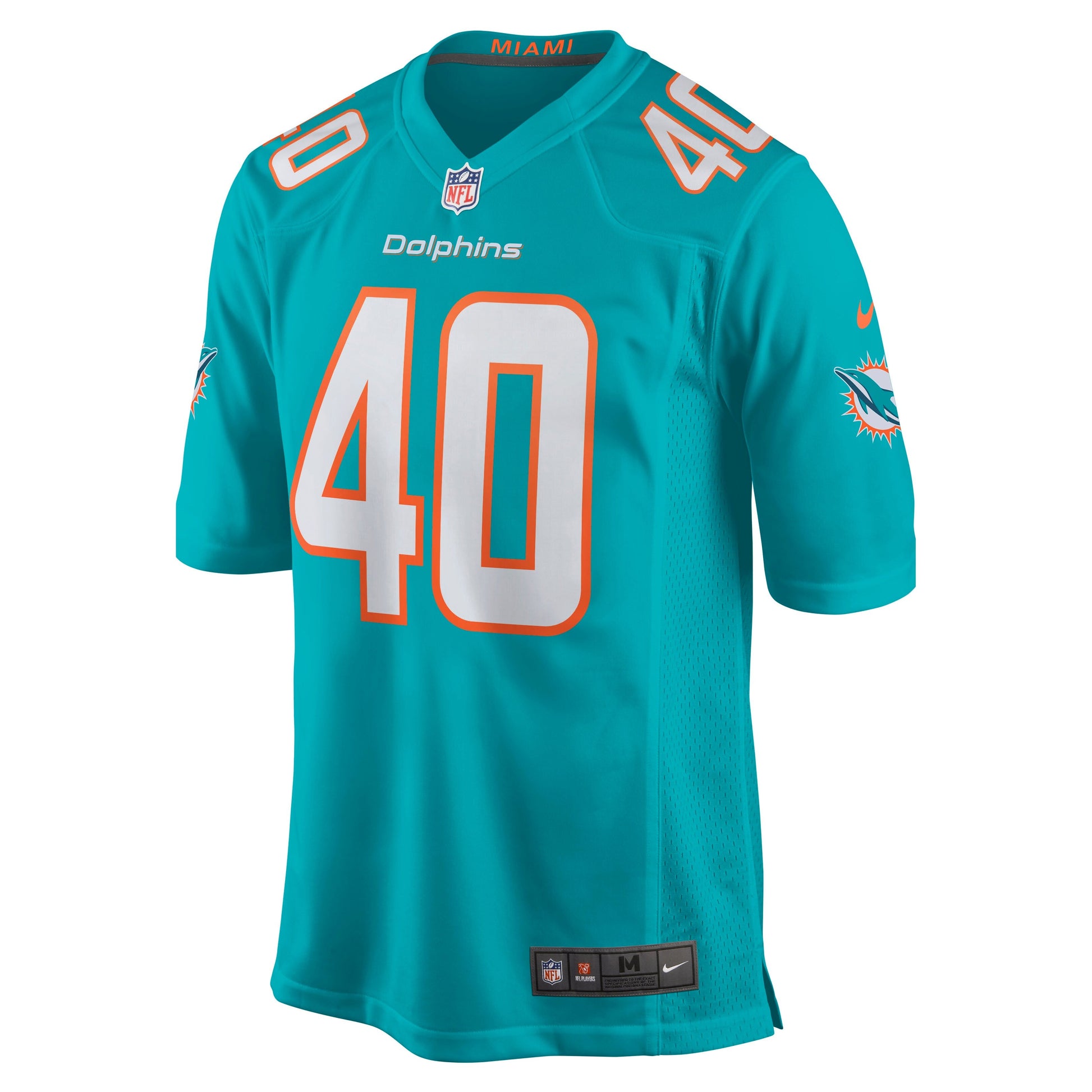 Miami Dolphins Nik Needham NFL jersey front view