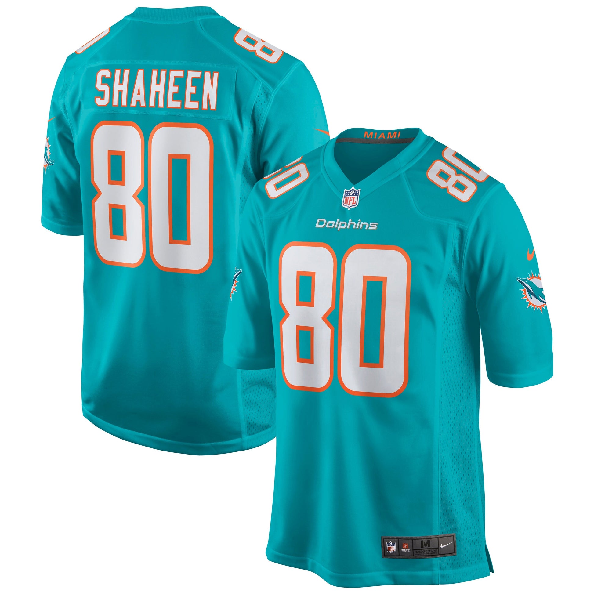 Miami Dolphins Adam Shaheen NFL jersey front view