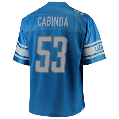 Detroit Lions Jason Cabinda Big Tall NFL jersey front view