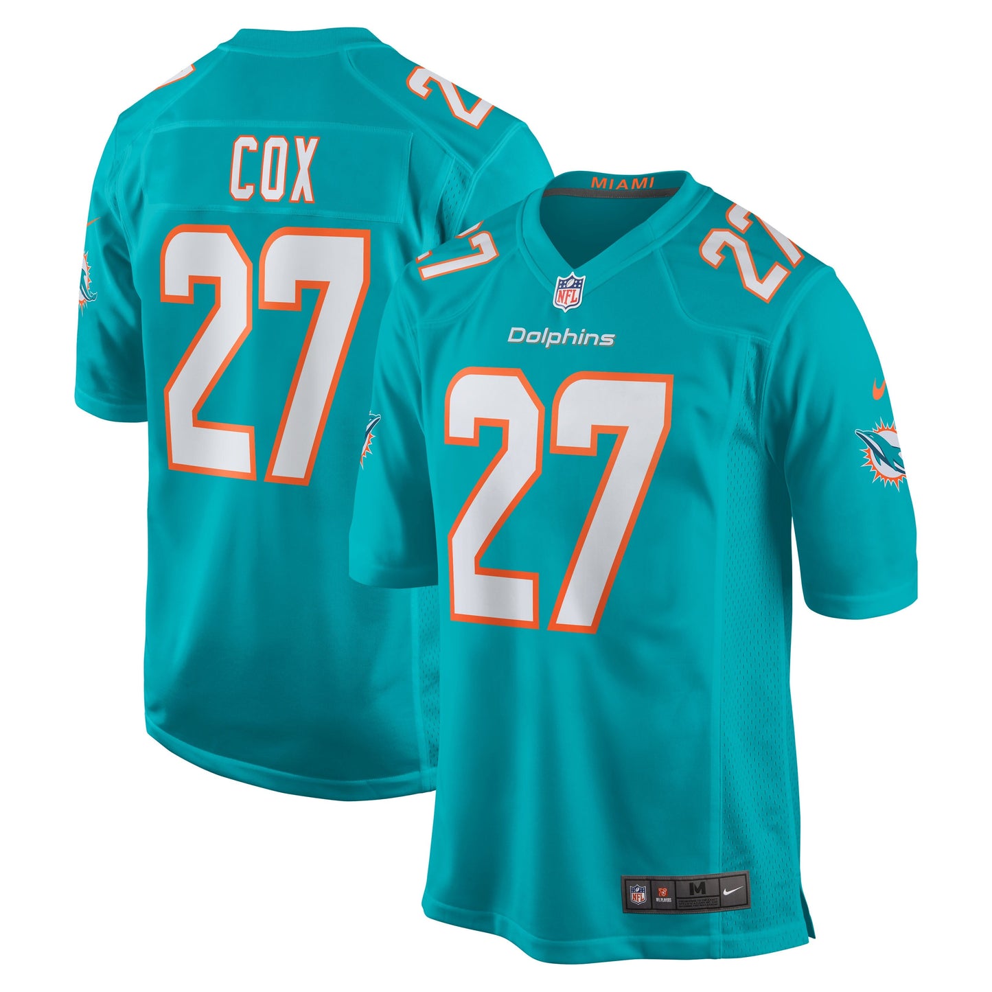 Miami Dolphins Chandler Cox NFL jersey front view