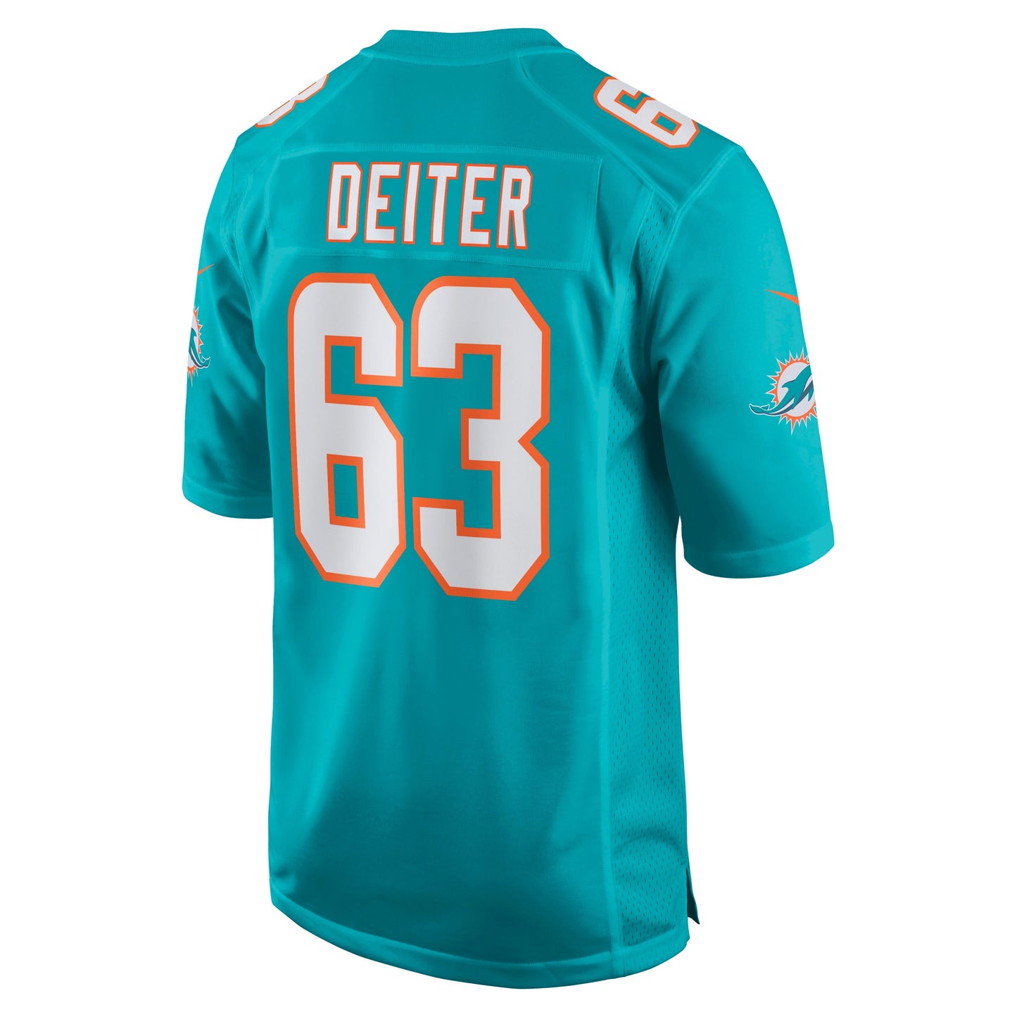 Miami Dolphins Michael Deiter NFL jersey front view