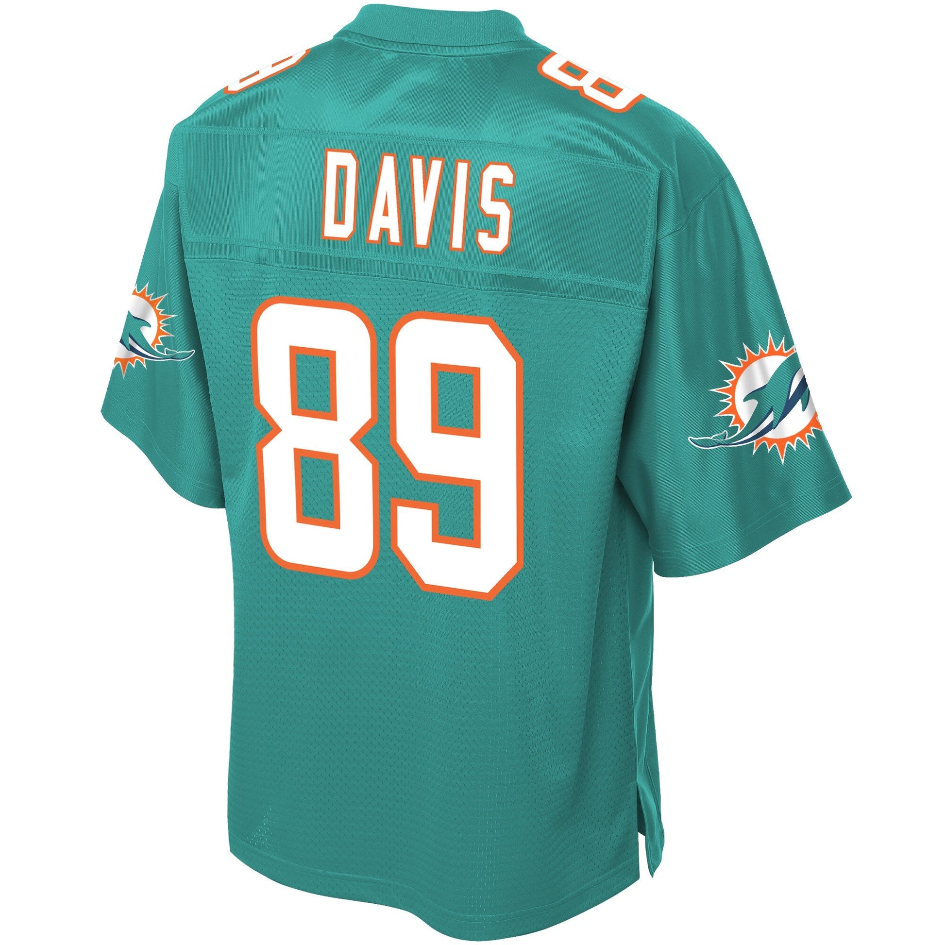 Miami Dolphins Trevor Davis Big Tall NFL jersey front view