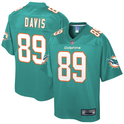 Miami Dolphins Trevor Davis Big Tall NFL jersey front view