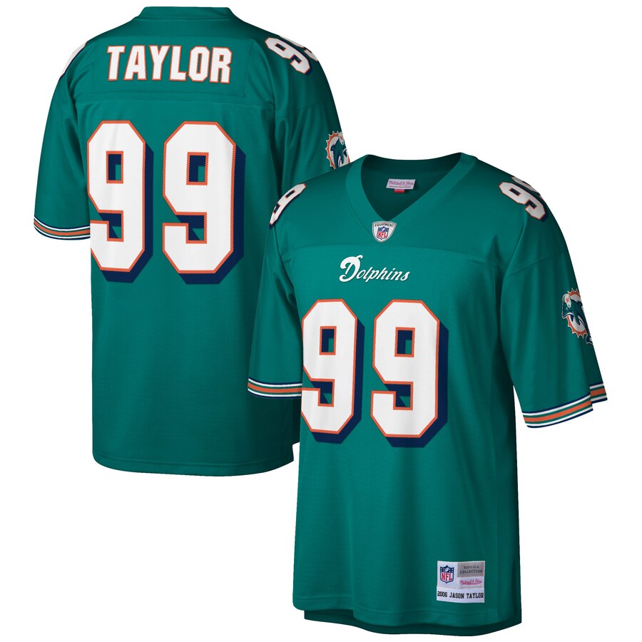 Miami Dolphins Jason Taylor Legacy NFL jersey front view