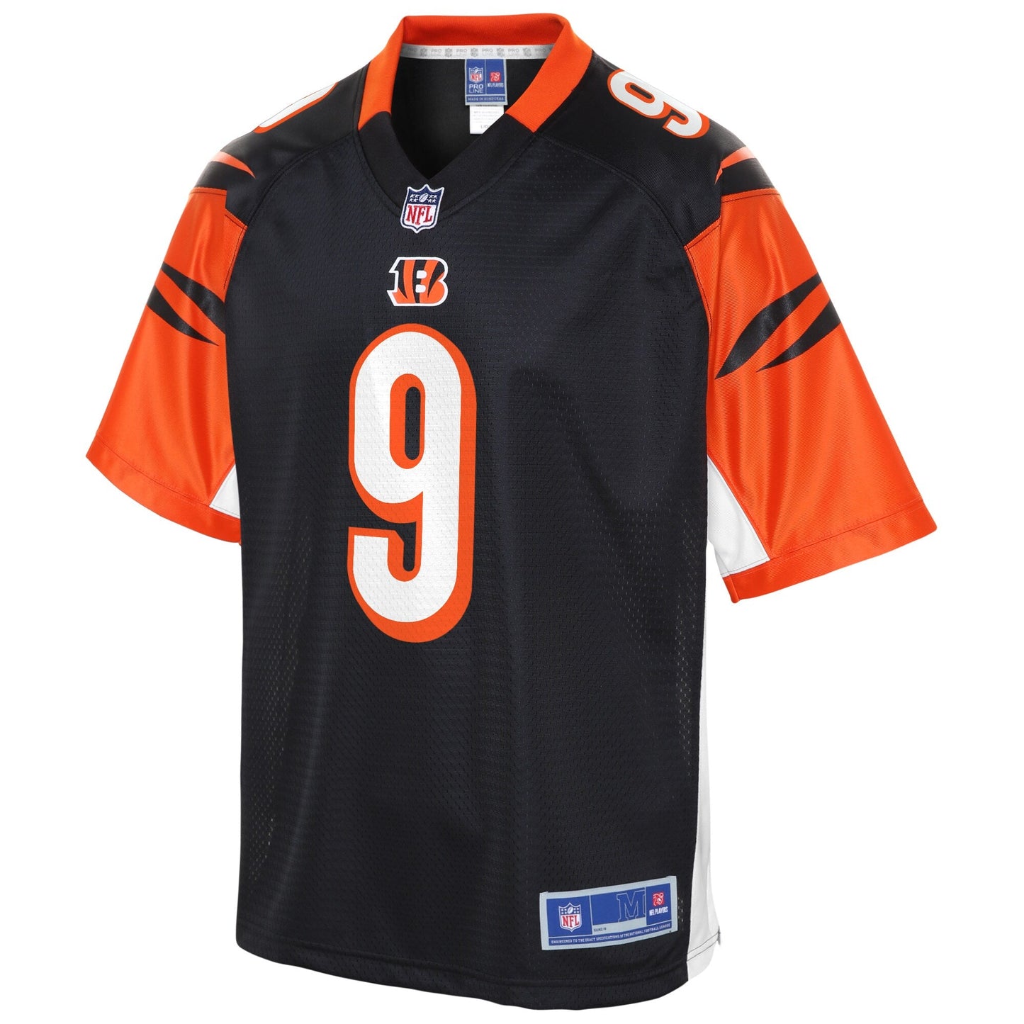Cincinnati Bengals Joe Burrow Logo NFL jersey front view