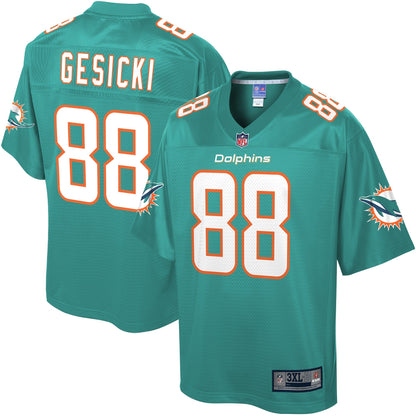 Miami Dolphins Mike Gesicki Big Tall NFL jersey front view