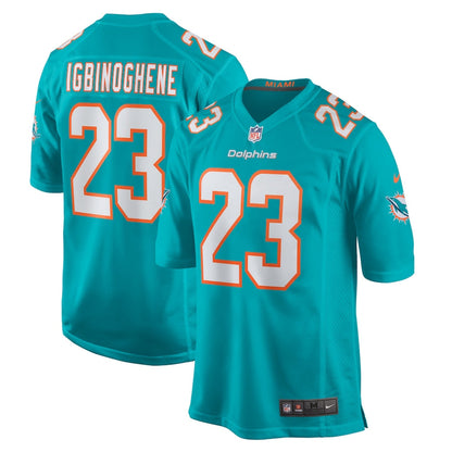 Miami Dolphins Noah Igbinoghene Draft First Round NFL jersey front view