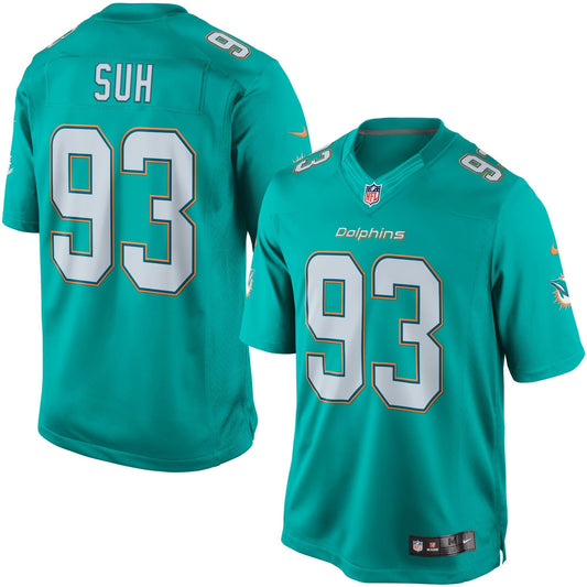 Miami Dolphins Ndamukong Suh NFL jersey front view