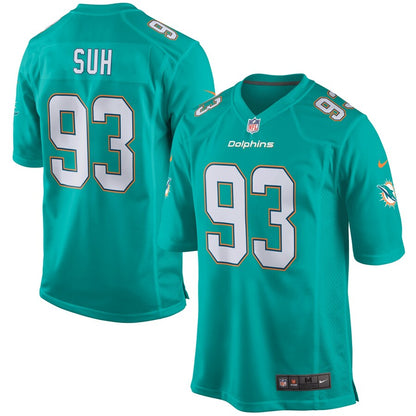 Miami Dolphins Ndamukong Suh NFL jersey front view