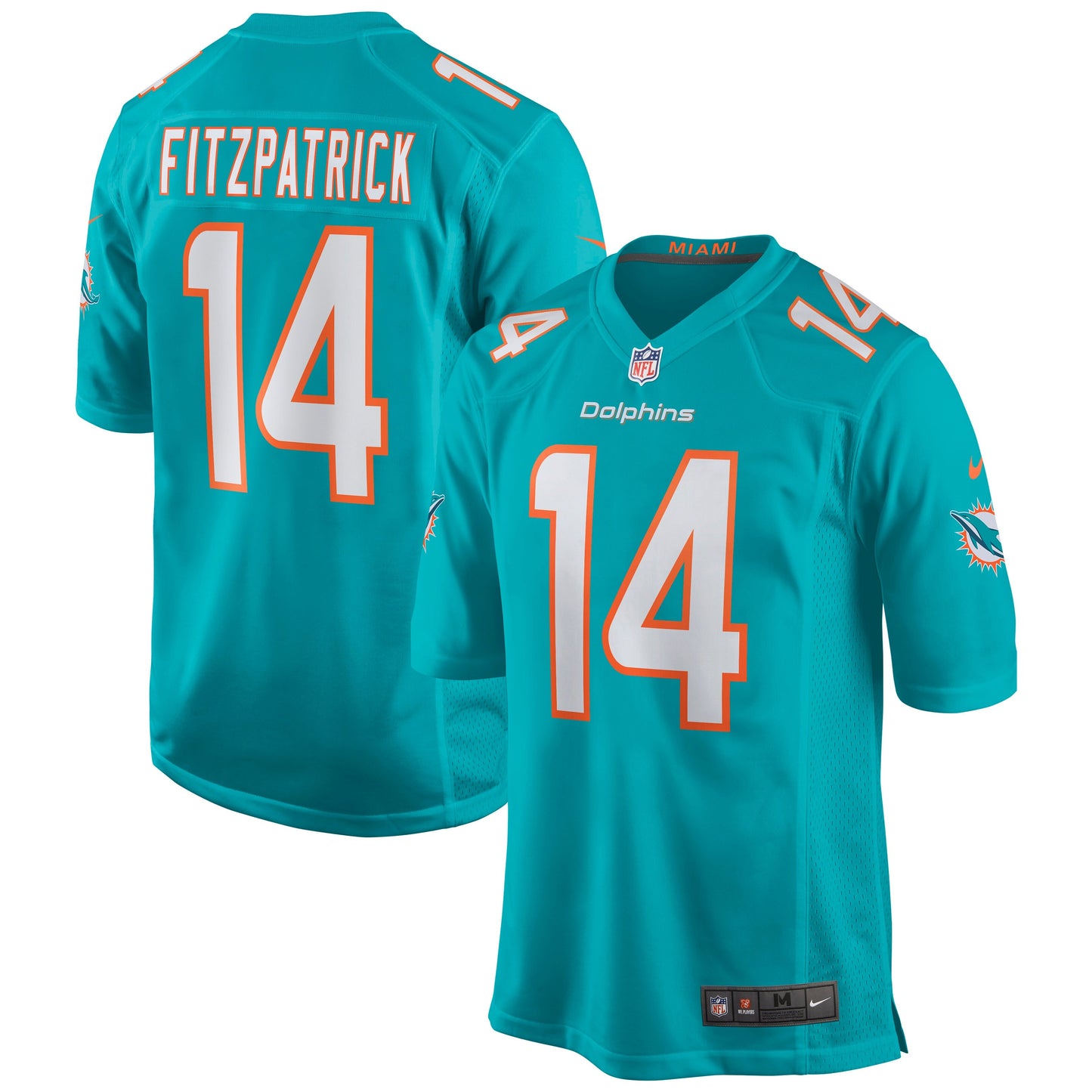 Miami Dolphins Ryan Fitzpatrick NFL jersey front view