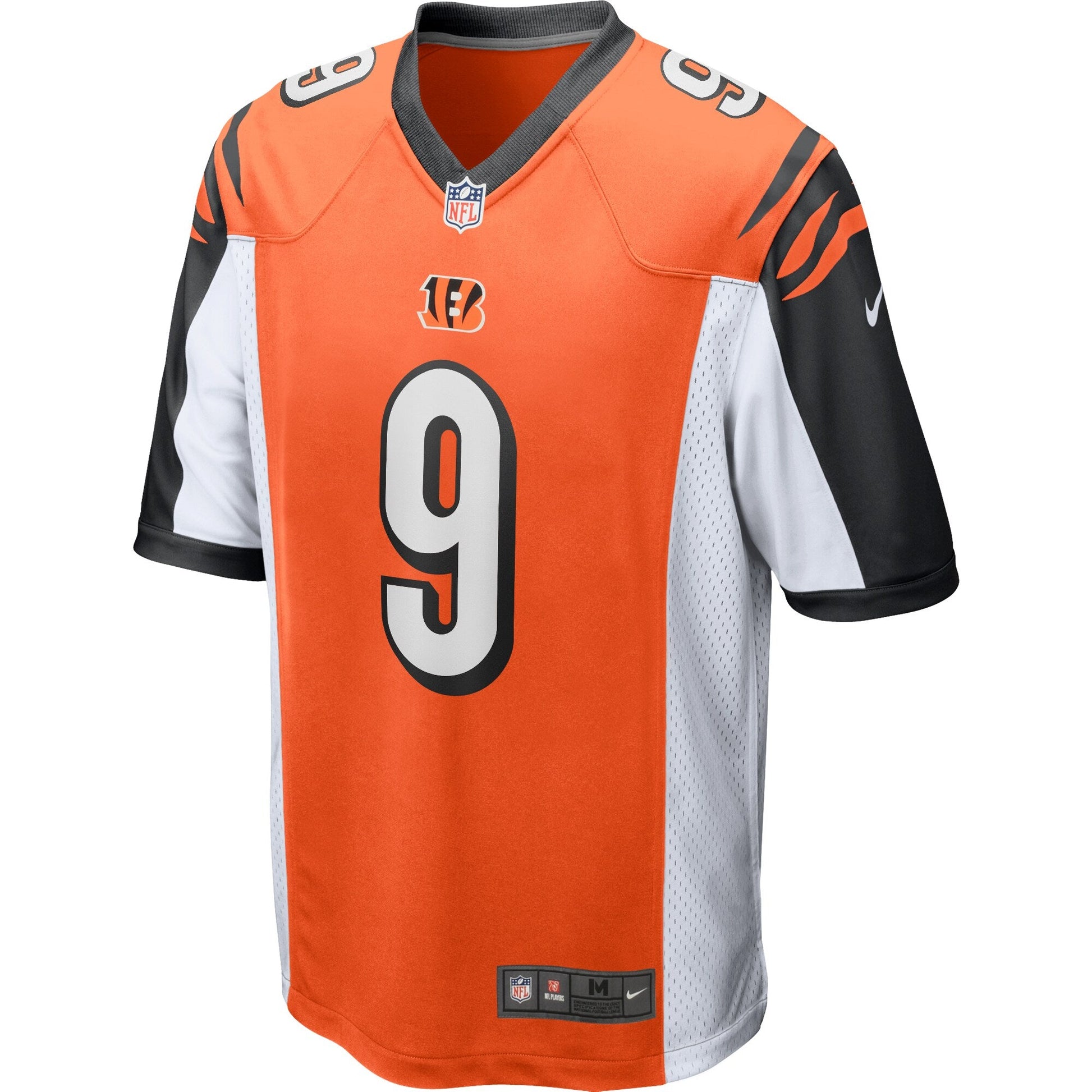 Cincinnati Bengals Joe Burrow Draft First Round NFL jersey front view