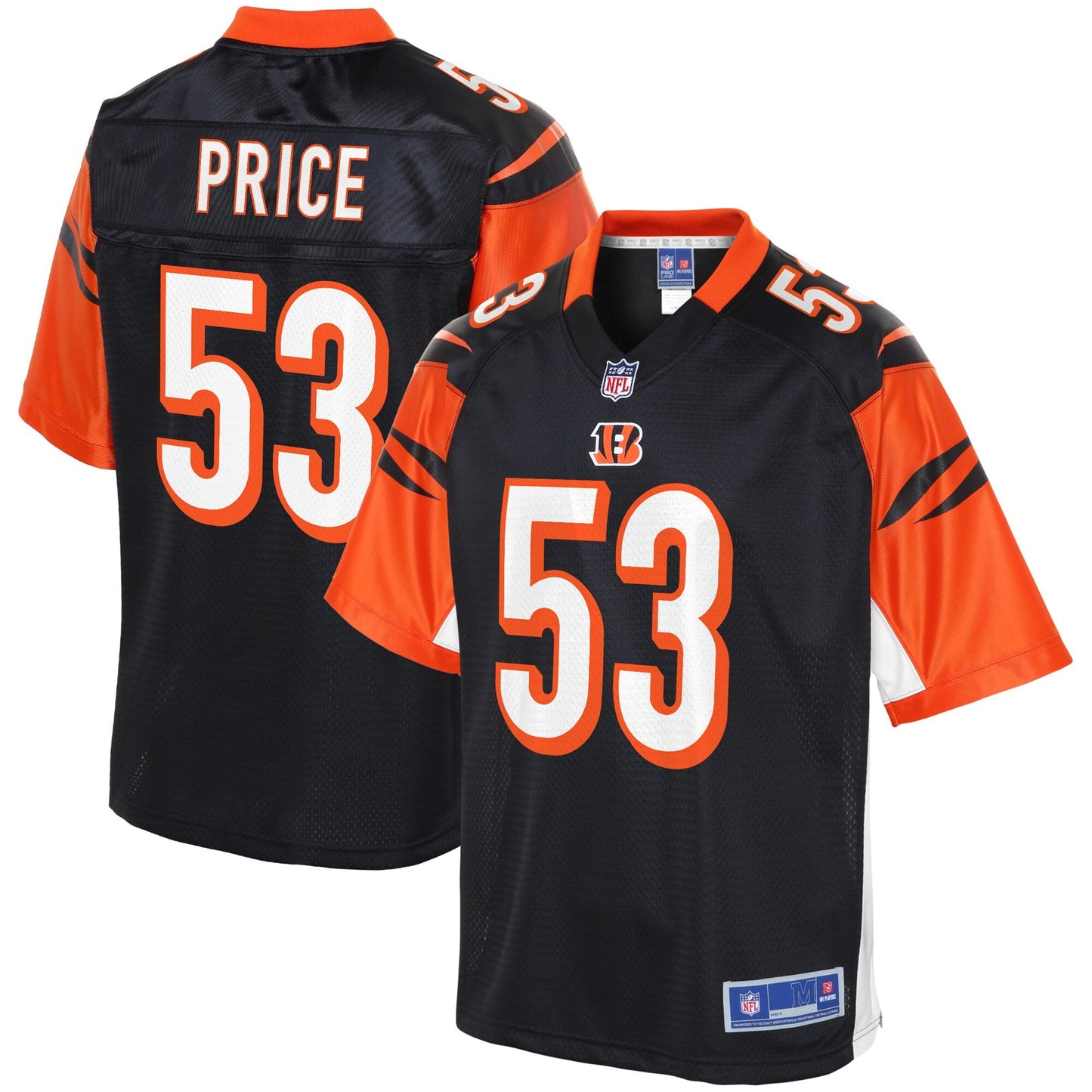 Cincinnati Bengals Billy Price NFL jersey front view