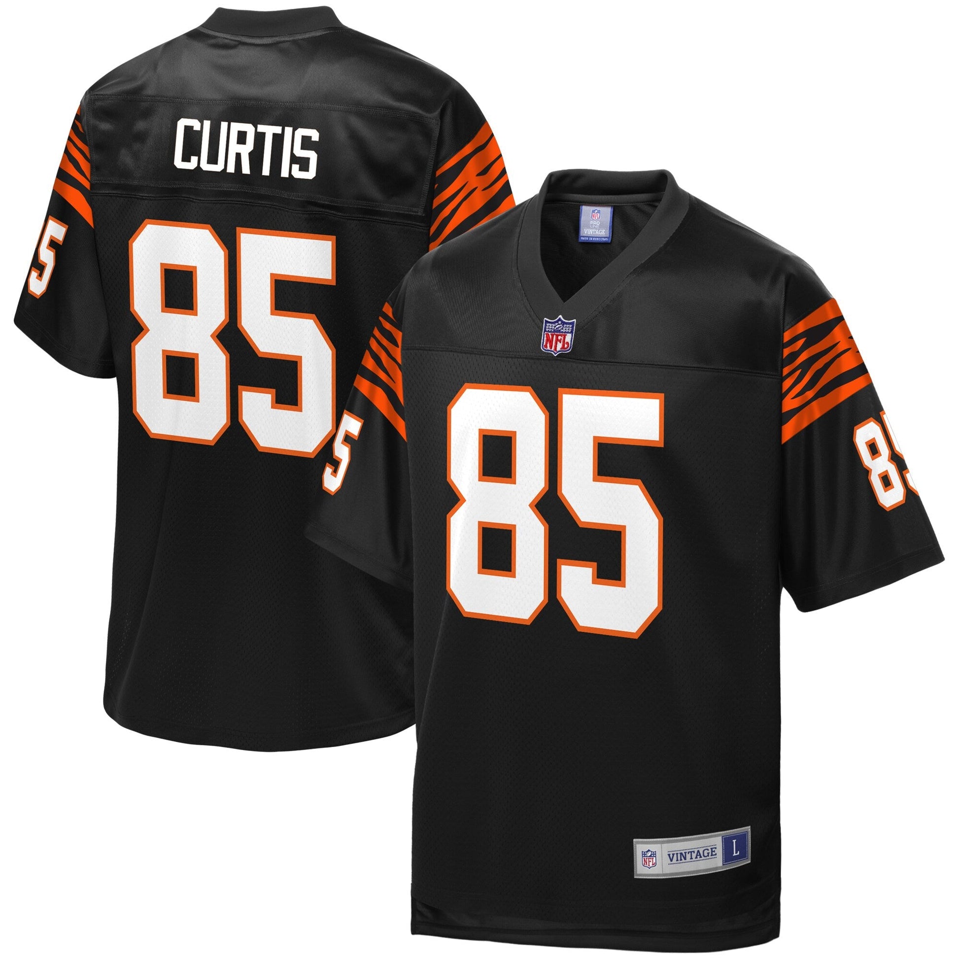 Cincinnati Bengals Isaac Curtis NFL jersey front view