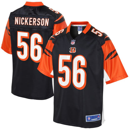 Cincinnati Bengals Hardy Nickerson Big Tall NFL jersey front view